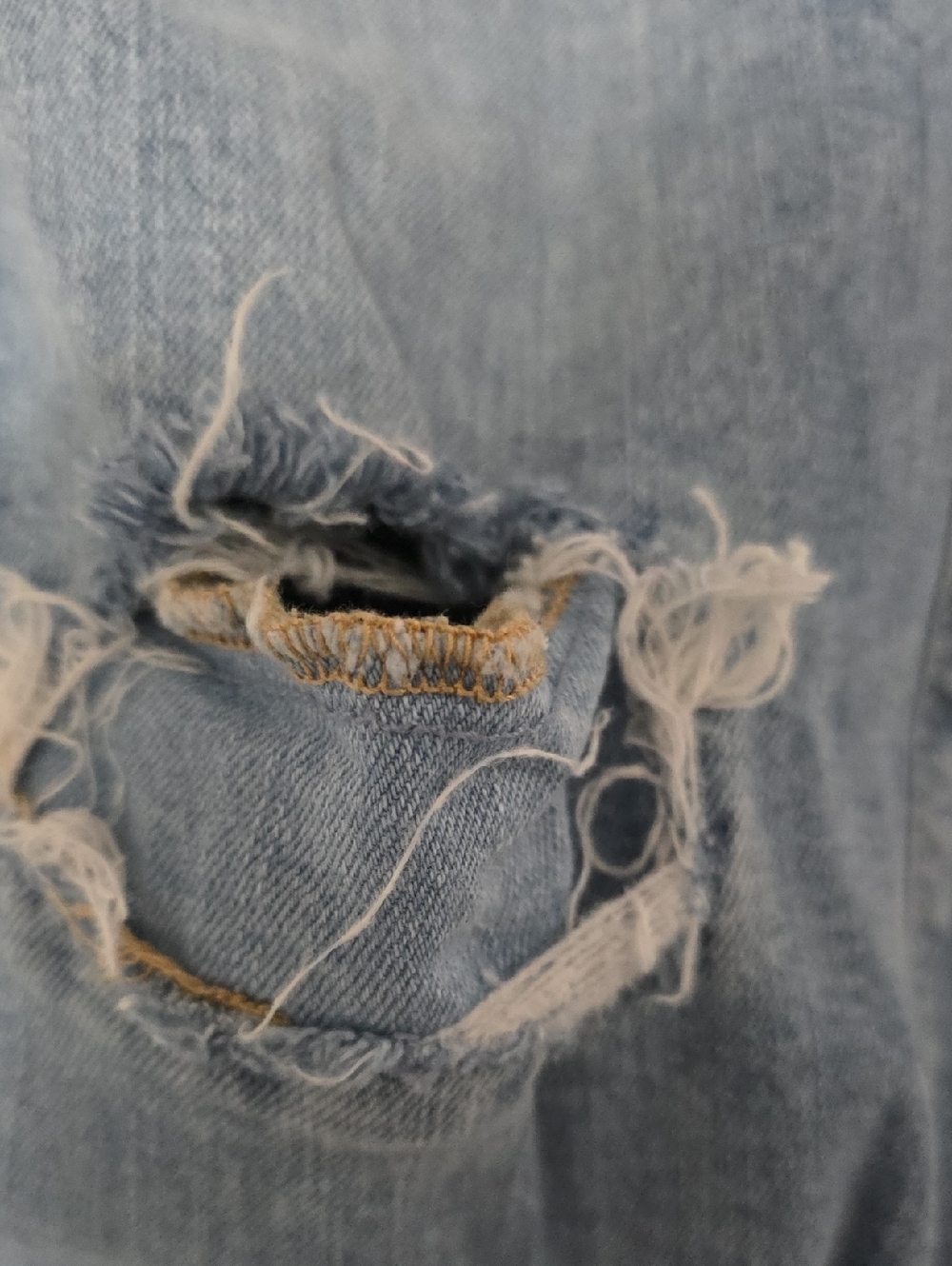 abercrombie kids Light Blue Straight Leg Jeans Girls 9/10 Long - Picture 7 of 10